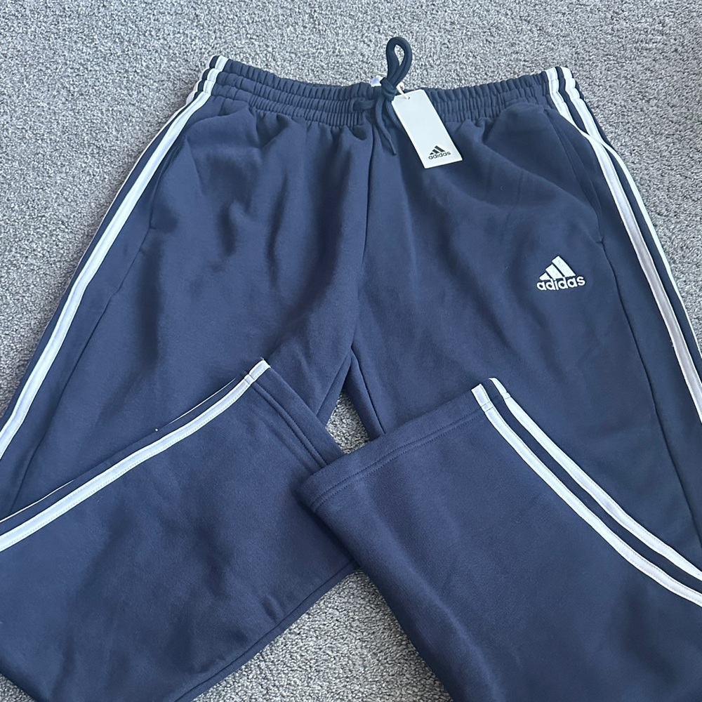Adidas Navy Blue Track Pants
